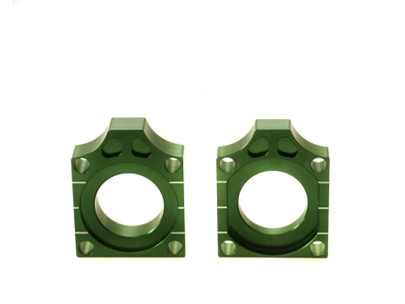 Intinzator roata spate ACCEL cu surub KAWASAKI KXF 250 17-18 culoare verde set 2 bucati | AB31GR
