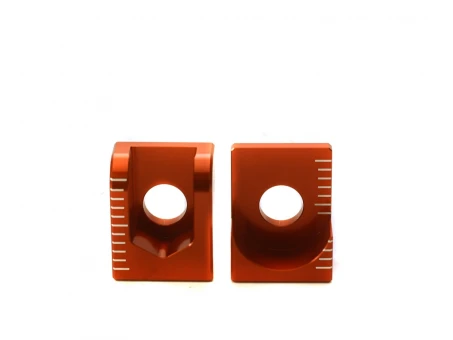 Intinzator roata spate ACCEL cu surub KTM SX 65 00-15 culoare portocaliu set 2 bucati | AB26OR