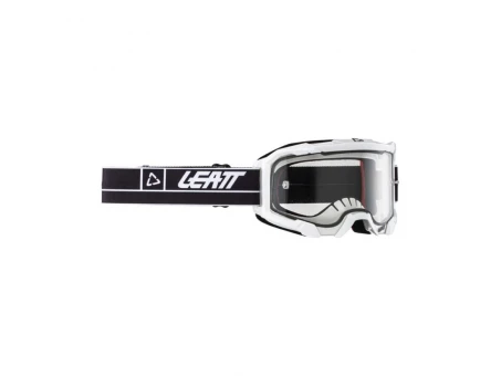 Ochelari Leatt Velocity 4.5 White Clear 83% - Alb/Negru
