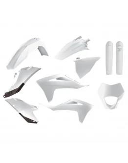 Kit plastice POLISPORT - GAS GAS EC 250/300 TPI '21-'23; EC-F 250/350 '21-'23 - Alb
