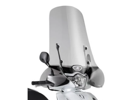 Parbriz moto KAPPA - HONDA SH 125I/150I/ABS (12-19) 72 X 71 CM Transparent - necesar Kit montaj A1117AK LUB A1155AK | 1117AK