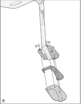 Extensie talpa cric lateral KAPPA - DUCATI Multistrada 950 S (19), Multistrada Enduro 1260 (19)