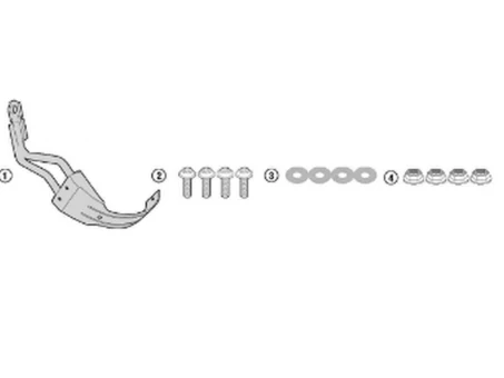 Suport aripa spate KAPPA - KRM01 I KRM02 TRIUMPH Tiger 900 (20) | RM6415KITK