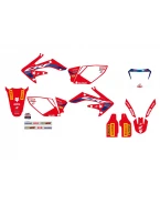Kit grafic BLACKBIRD HONDA CRF 250R '04-'09, CRF 250X '04-'21 REPLICA TEAM HRC 23
