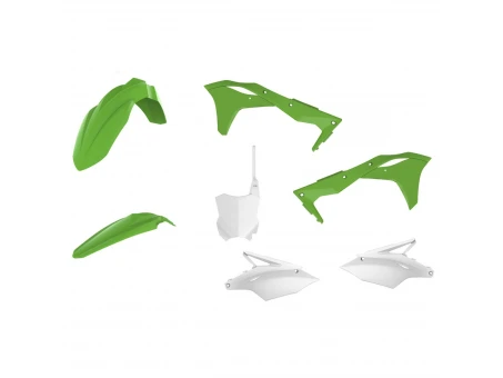 Kit plastice POLISPORT - KAWASAKI KX 250F '17-'20 - Verde Alb