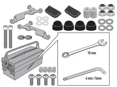 Suport parbriz KAPPA - 2166AK HONDA CB 750 HORNET 23, | A1200AK