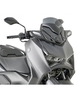 Parbriz moto KAPPA - YAMAHA XMAX 300 '23, (36 X 29 CM) Fumuriu
