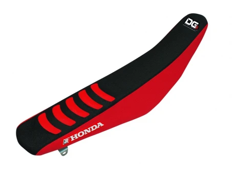 Husă șa BLACKBIRD HONDA CRF 250R '22-'23, CRF 450R '21-'23 DOUBLE GRIP 3 culoare Rosu/Negru