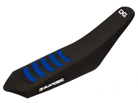 Husă șa BLACKBIRD SHERCO SE/SEF '17-'23 (SE/SFE ALL MODELS '17-'23) DOUBLE GRIP 3 culoare Negru/Albastru