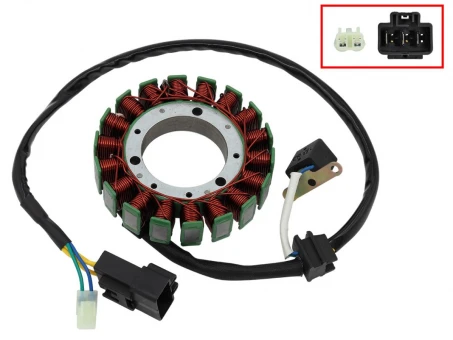 Stator BRONCO CF MOTO CFORCE 500 07-16, CFORCE 600 10-14, UFORCE 500 08-10, UFORCE 600 11-15, ZFORCE 600 12-15 (OEM: 0180-032000, 0180-032000-0001) (54X114,5X28MM) | AC-01498