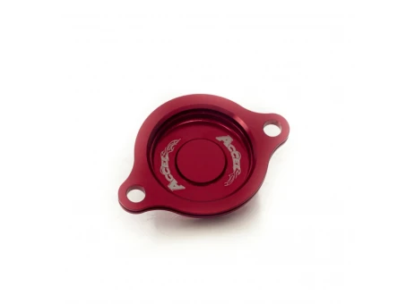 Capac filtru ulei ACCEL HONDA CRF 250R 10-17 culoare rosu | OFC101RD