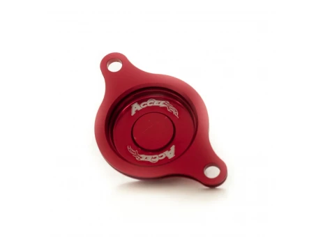 Capac filtru ulei ACCEL HONDA CRF 450R 09-16 culoare rosu | OFC102RD