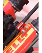 Clema prindere cablu frana fata SCAR YAMAHA HONDA KAWASAKI SUZUKI FANTIC - Rosu | BLC100R