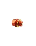 Capac scurgere ulei cu magnet SCAR KTM SX / SXF / EXCF, HUSQVARNA TC / TX / FE / FX, GAS GAS MC / EC / EX - Portocaliu | MODP500