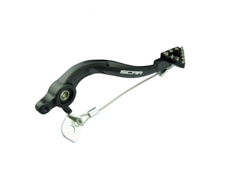 Pedala de frana spate SCAR KTM 125 SX 17-22, 150 SX 17-22, 250 SX 19-22, 250 SXF 17-22, 250-450 SXF 17-22, 450 EXCF 23, 500 EXC 20, 500 EXCF 17-23 - Negru | RBP503BK