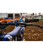 Maneta de ambreiaj Scar Racing cu prindere - Negru/Albastru | CPCL2