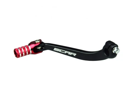 Pedala schimbator viteze SCAR SUZUKI RMZ 250 08-24 - Negru/Rosu | GSL307