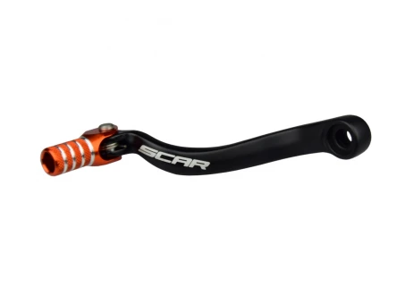 Pedala schimbator viteze SCAR KTM SXF (SX-F) 250/450 11-24, SX 125/250 17-23, EXC 125/150/250/300 TPI 17-23 - Negru/Portocaliu | GSL501