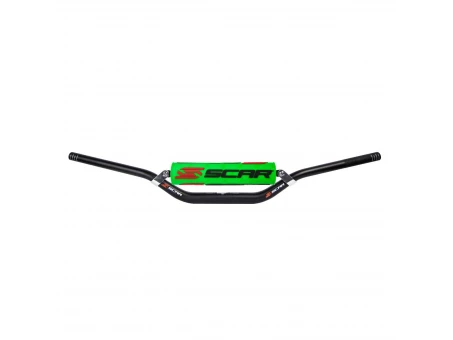 Ghidon cu traversa SCAR 28,6 mm STEWART/VILLOPOTO - Negru burete Verde/Alb | S9212G