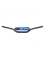 Ghidon cu traversa SCAR 28,6 mm MCGRATH/SHORT - Negru burete Albastru/Alb | S9272BL