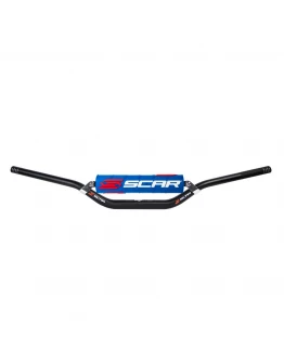 Ghidon cu traversa SCAR 28,6 mm MCGRATH/SHORT - Negru burete Albastru/Alb