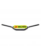 Ghidon cu traversa SCAR 28,6 mm MCGRATH/SHORT BEND - Negru burete Galben/Alb