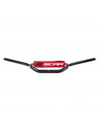 Ghidon cu traversa SCAR 28,6 mm STEWART/VILLOPOTO - Negru burete Rosu/Alb | S9262R