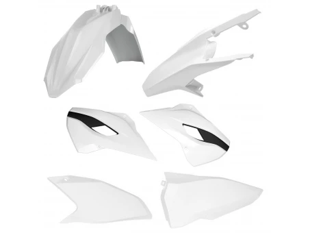 Kit plastice POLISPORT - Husqvarna TE/FE '14-'16 - Alb