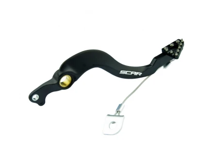 Pedala de frana spate SCAR HONDA CRF 250R 10-24, CRF 450R 05-24 - Negru | RBP203BK