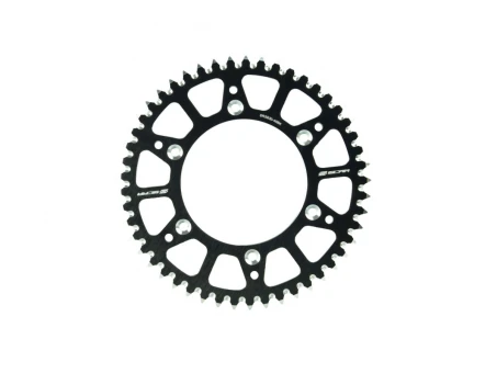 Pinion spate din aluminiu SCAR KTM SX / SXF / EXC / EXCF 93-24, HUSQVARNA TC / FC/ TX / TE / FE/ / FX 14-24, GAS GAS 125 - 450 MC / MCF / EC / EXF 21-24 - Negru | SRS530-52BK