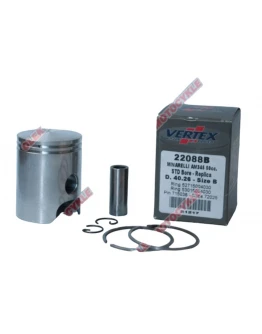 Piston Vertex MINARELLI AM6, APRILIA, YAMAHA (40,28MM) replica NICASIL (28,00/2,00/12,00) (2 segmenti)