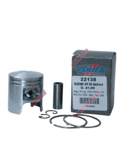 Piston Vertex SUZUKI MORINI, DERBI (scutere 50 cc) (42,00MM=+1,00MM) bolt 10MM