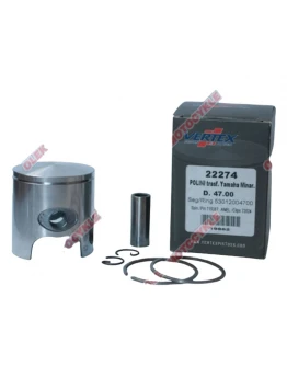 Piston Vertex POLINI, MINARELLI, YAMAHA 47,95MM bolt 10MM (2 segmenti)