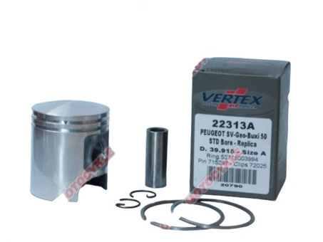 VERTEX TŁOK PEUGEOT SV, BUXY, ELYSEO, TREKKER 50 (39,935MM) (PIERŚCIENIE 52715003994 X 2 SZT.) | 22313C