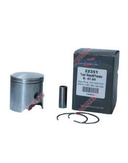 Piston Vertex MALOSSI (MINARELLI, YAMAHA) (47,40MM=+0,40) bolt 10MM (2 segmenti)