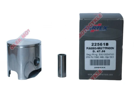 VERTEX TŁOK POLINI, GILERA, PIAGGIO 47,57MM (PIERŚCIENIE 53010004760 x 1 SZT.) | 22561C