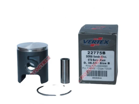 VERTEX TŁOK DERBI (PIERŚCIENIE 53010003990 X 1 SZT.) (39,83MM) SWORZEŃ 12MM | 22775B