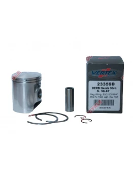 Piston Vertex DERBI SENDA 50 (39,86MM) (2 segmenti)