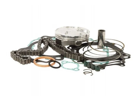 VERTEX ZESTAW NAPRAWCZY GÓRY SILNIKA KTM SX 450F (SXF450) 23, HUSQVARNA FC 450 23, (94,98MM) (STD. + 0,02MM) (TŁOK 24618C, USZCZELKI TOP-END, ŁAŃCUSZEK ROZRZĄDU) | VTKTC24618C