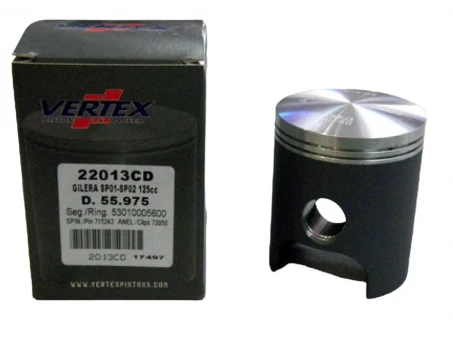VERTEX TŁOK GILERA 125 (SP01, SP02) (55,975MM) (PIERŚCIENIE 53010005600 X 2 SZT) | 22013CD
