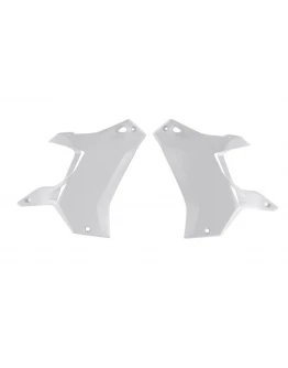 Set Capace Radiator Racetech (RTech) T7 Revolution Yamaha Tenere 700 '19-'24 (Stanga/Dreapta) - Alb