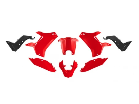 Kit Plastic Racetech (RTech) T7 Revolution Yamaha Tenere 700 '19-'24 (Fara Aripa Fata) - Rosu/Negru