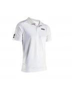 Tricou polo Leatt Team Short Steel - Alb
