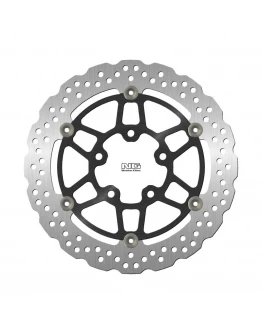 Disc frana fata NG -  SUZUKI GSF 650 BANDIT / GSX 750F '04-'06, SV 650 '03-'15, VL 1500 INTRUDER M '08-'10, VLR 1800 INTRUDER '08-'11 (290X69X4,5MM) (5X10,25MM) WAVE flotant (centru aluminiu)