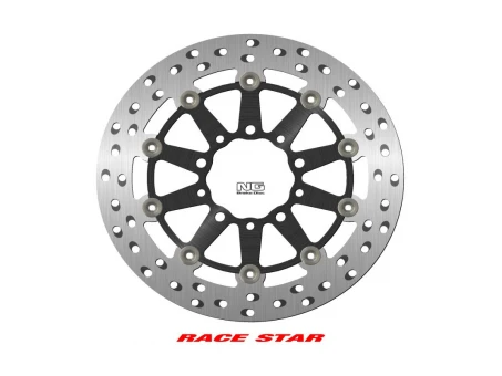 Disc frana fata NG -  RACE STAR PREMIUM KAWASAKI ER 6N/F 05-17, ZX-6/ZX-6R 600 NINJA 05-18, ZX-6R 636 22, (298X80X5MM) (5X8,45/10,25MM) flotant (centru aluminiu, racire imbunatatita) | NG1056ZG