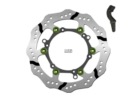 Disc frana fata NG -  HUSABERG FE/TE 390/450/510/600/650, KTM SX/SXF/SXS/MX/XC 125/200/250/300/350/400/450/525/625 (270X127X3MM) (6X6,25MM) WAVE flotant (cu adaptor) | NG1254XBHK16