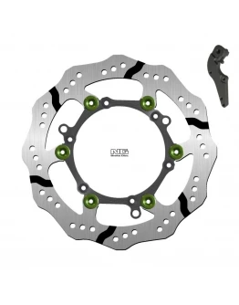 Disc frana fata NG -  GAS GAS EC/EX/MC 125/250/300/350/450 '21-'23, KTM SX-F 250/450 '09-'22, SX 125/200/144/250 '09-'22, EXC-F 250/350/530 '10-'23 (270X127X3MM) (6X6,25MM) WAVE flotant (cu adaptor)