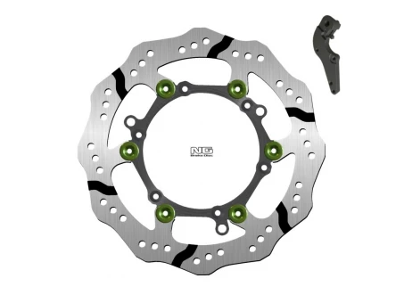 Disc frana fata NG -  GAS GAS EC/EX/MC 125/250/300/350/450 21-23, KTM SX-F 250/450 09-22, SX 125/200/144/250 09-22, EXC-F 250/350/530 10-23 (270X127X3MM) (6X6,25MM) WAVE flotant (cu adaptor) | NG1254XBHK17