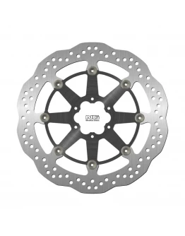 Disc frana fata NG -  BMW HP4 1000 '11-'17, MOTO GUZZI AUDACE 1400 '15-'20, CALIFORNIA 1400 '13-'20, ELDORADO 1400 '15-'20, MGX-21 1400 '15-'20 (320X64X5MM) (6X8,50MM) WAVE flotant (centru aluminiu)