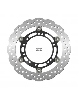 Disc frana fata NG -  BENELLI BN/BN TNT 302 '14-'19, BN 302R/S '17-'21 (260X112X4MM) (6X8,25MM) WAVE (centru aluminiu)